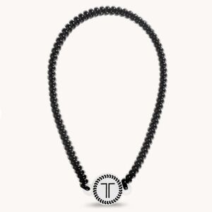 Teleties Hair Accessories Jet Black Spiral Stretch Silicone Headband One Size